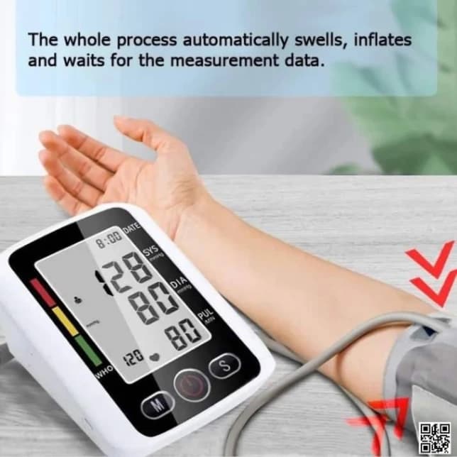 Electronic Blood Pressure Monitor With Voice Function