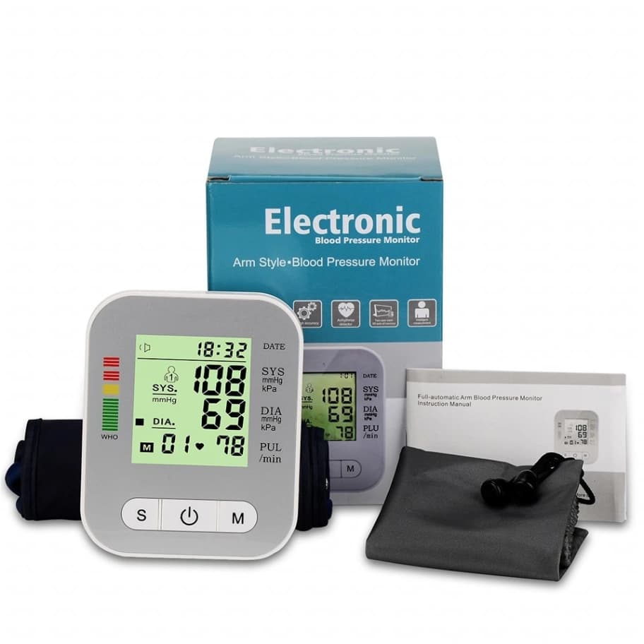 Electronic Blood Pressure Monitor With Voice Function