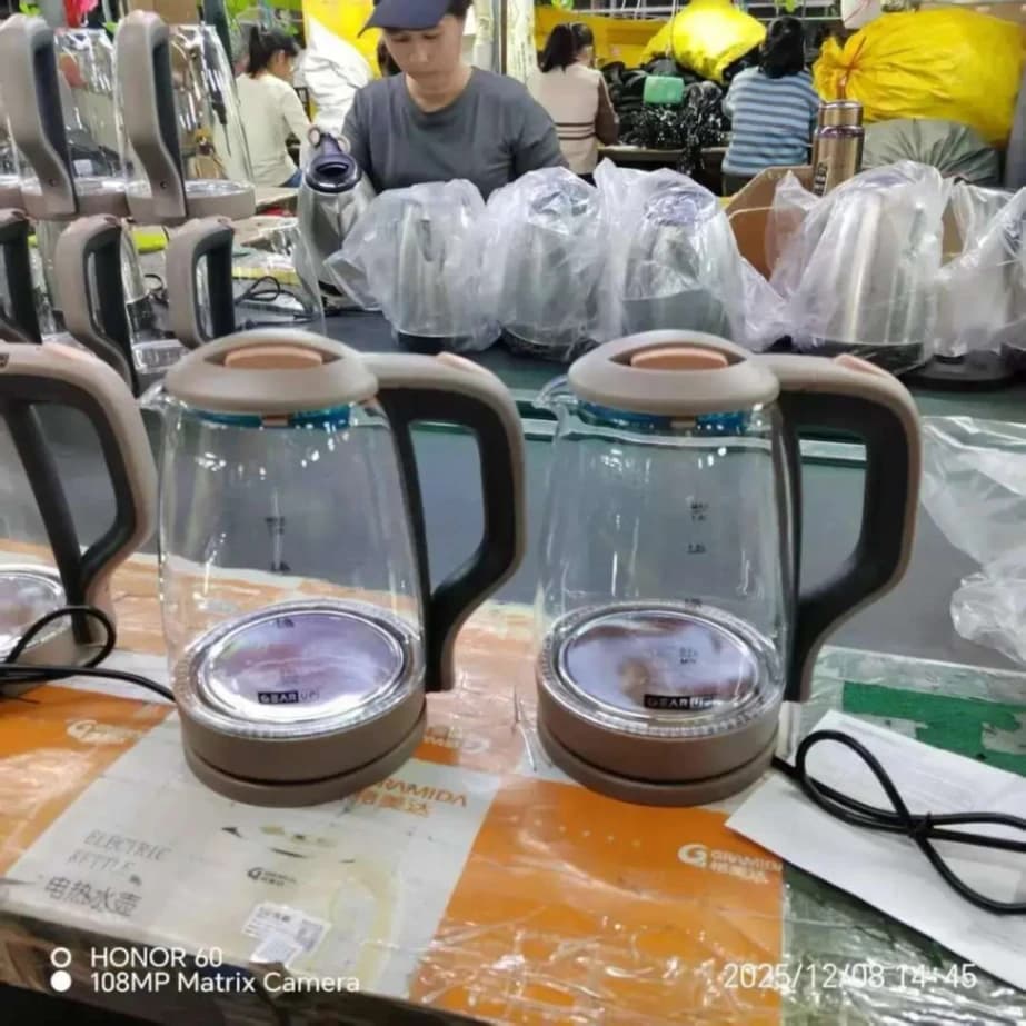 GearUP Electric Glass Kettle 1.8L (1500W)