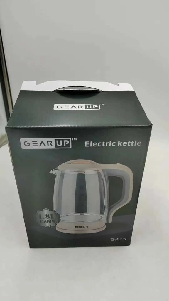 GearUP Electric Glass Kettle 1.8L (1500W)